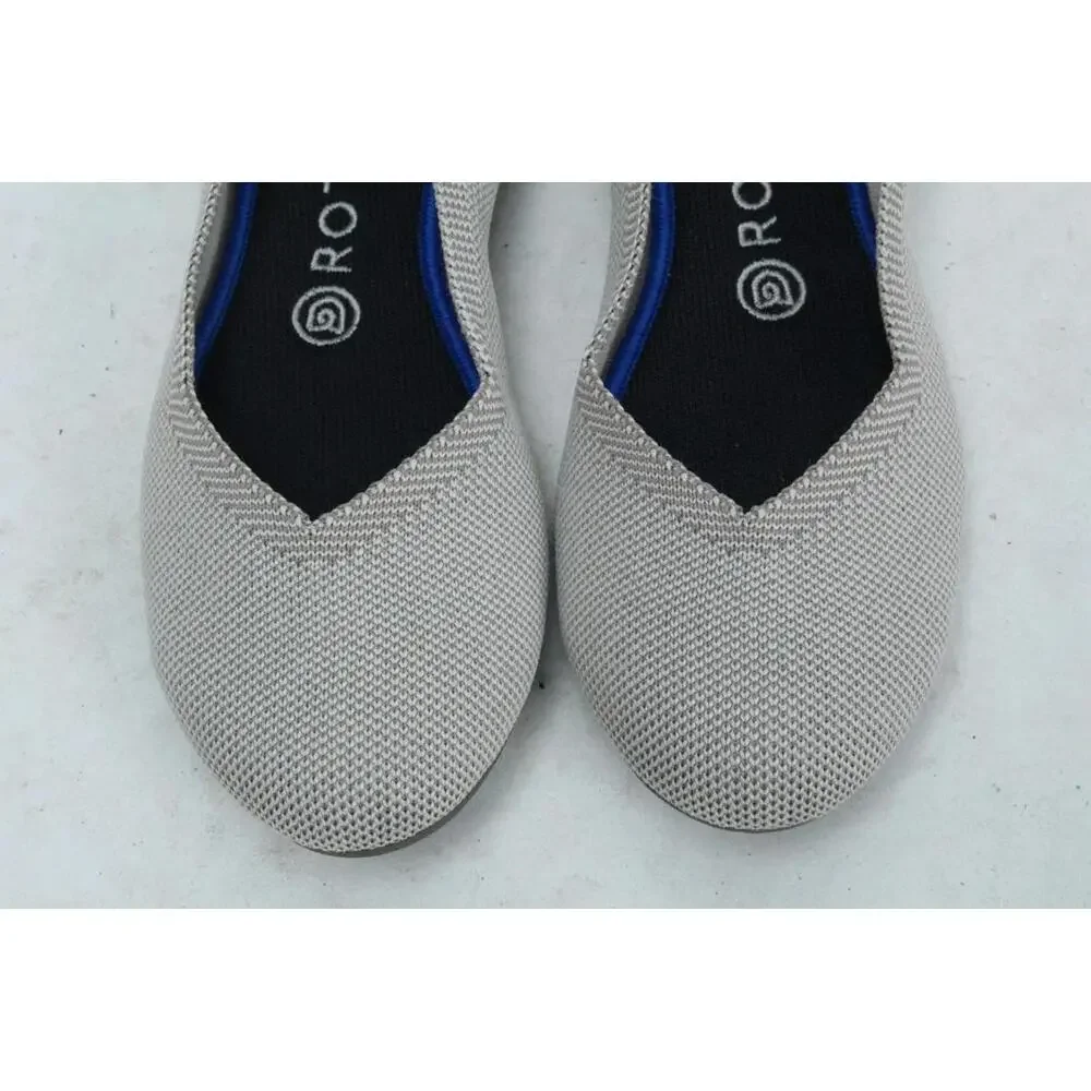 Rothy’s Birdseye Flax The Flat Slip-On Round Toe Comfort 8.5